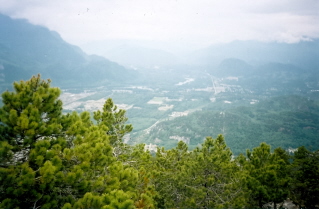View towards the North part way up the Stawamus Chief Trail 2003-06.